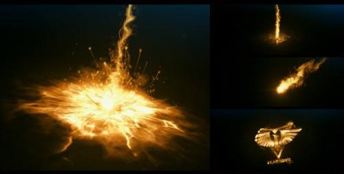 Videohive - Particle Hit Logo - 21303833