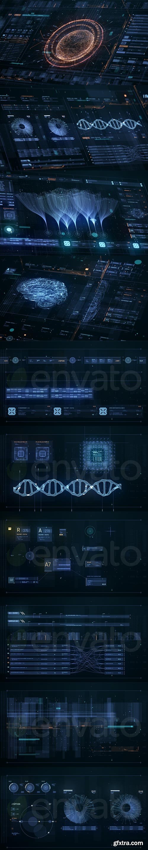 Videohive - Ultimate FUI HUD Library - 25744407