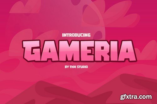 GAMERIA - Blocky gaming font
