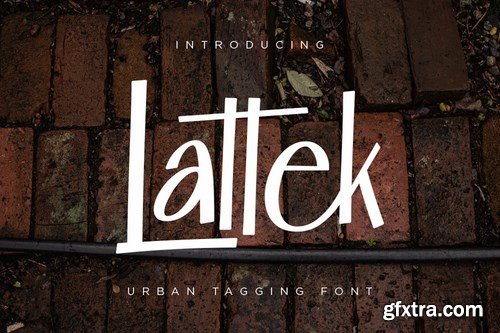 Lattek - Urban Tagging Font