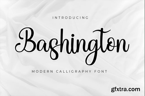 Bashington - Sweet Calligraphy Font