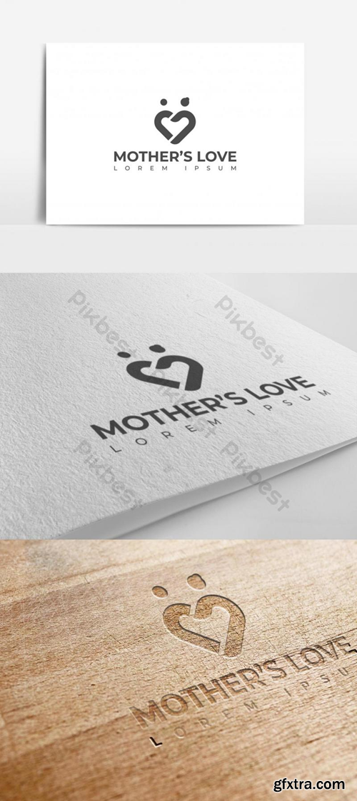 Mother\'s love and motherhood logo vector design template Template EPS