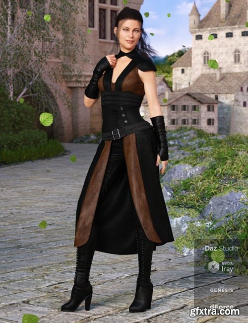 Daz3D - dForce Greenborough Adventure Outfit for Genesis 8 Female(s)