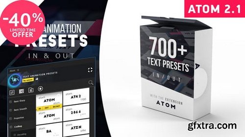 Videohive - Text Presets | Atom V2.1 - 23150189