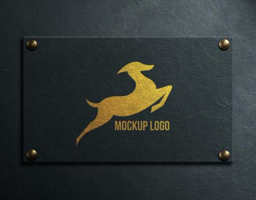 Mockup Logo Luxury On Board Premium PSD