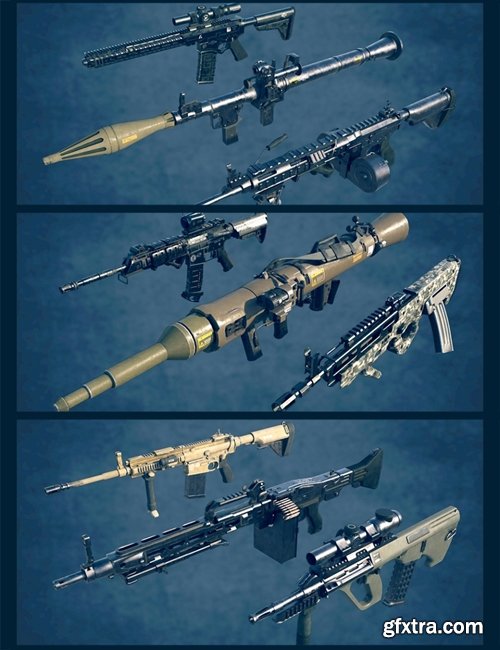 Daz3D - Military Weapons Bundle