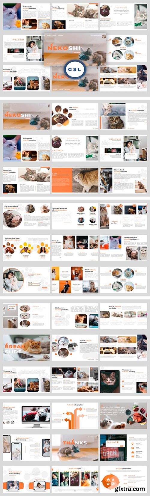 Nekoshi - Pet Business Googleslide 4067646