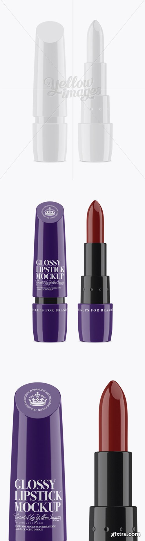 Glossy Lipstick Mockup 15191