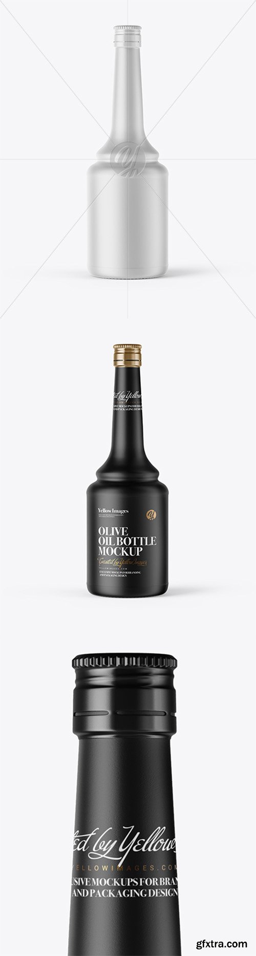 600ml Ceramic Olive Oil Bottle Mockup 37710