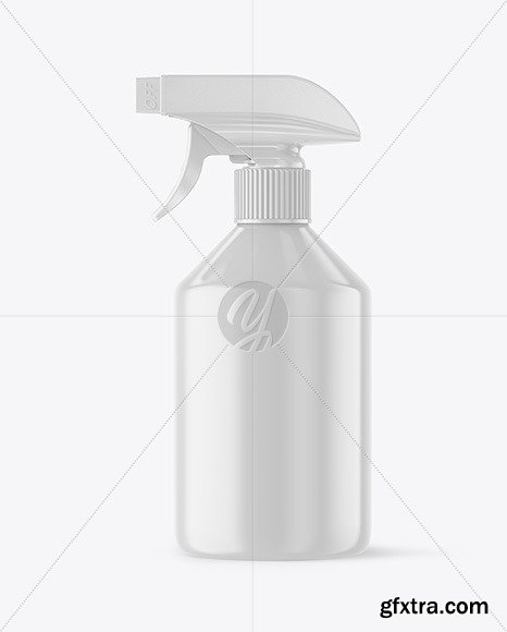 Glossy Spray Bottle Mockup 59049