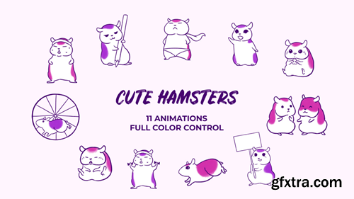 MotionArray Hamsters. Hand Drawn Pack 584056
