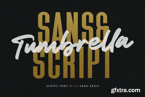 Tumbrella - Script Sans Font Duo