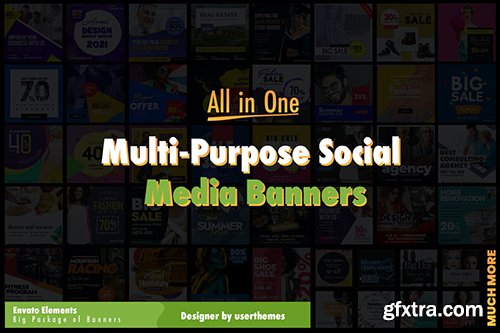 Big Multi-Purpose Social Media Banners