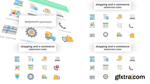 MotionElements Shopping & E-Commerce - Animation Icons 14733723