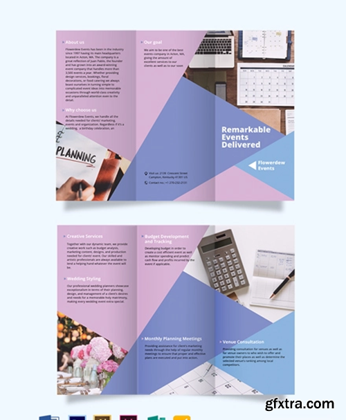 Residential Real Estate Agent/Agency Tri-Fold Brochure Template