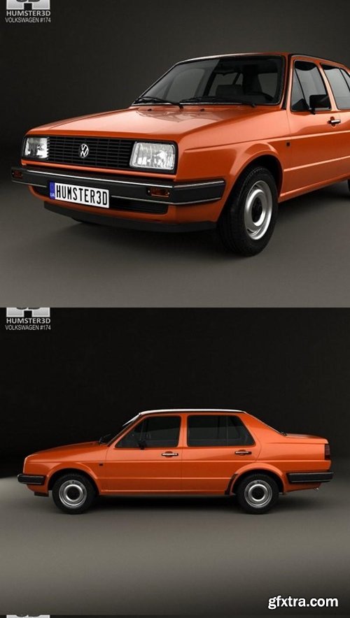 Volkswagen Jetta 1984 3D Model
