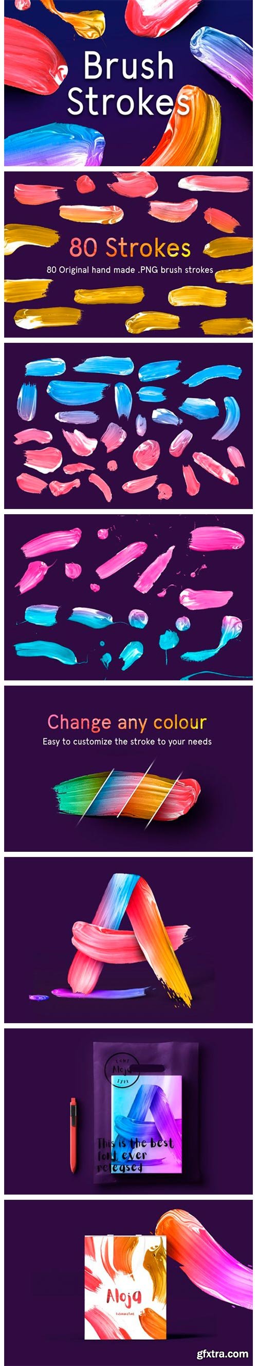 Paint Brush Strokes PNG 4117587