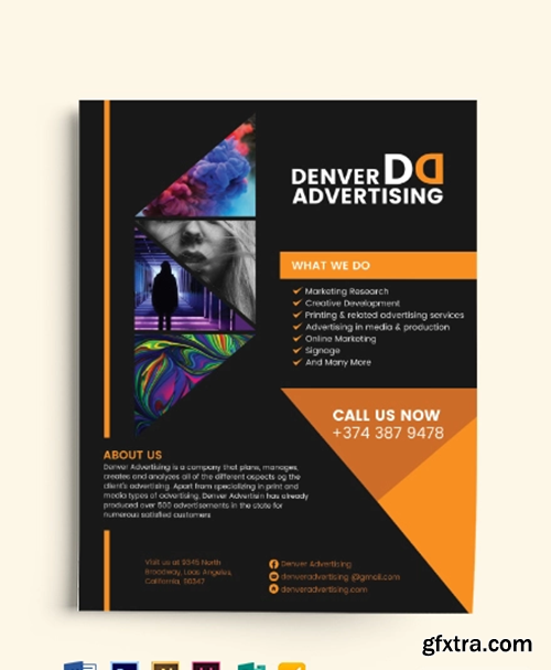 Advertisement Company Flyer Template