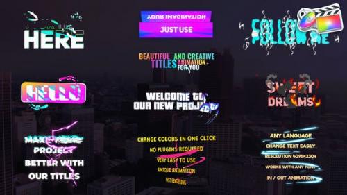 Videohive - Creative Gradient Titles | FCPX - 26643171