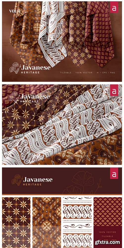 Javanese Heritage: Seamless Batik Vol 1 4125178