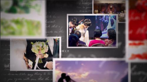 LovePik - Photo Wall Memories Couple Wedding Memory Time Album Template - 24007