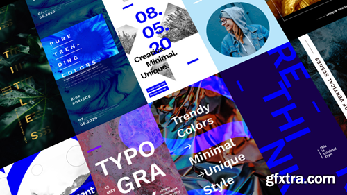 MotionArray Vertical Typography Collection 590614