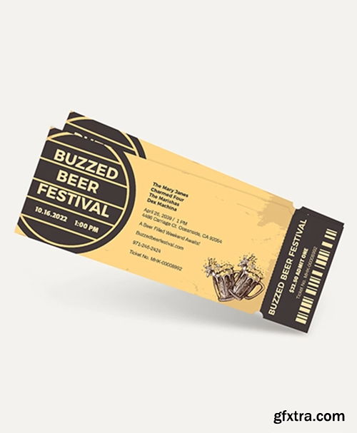 Beer Festival Ticket Template