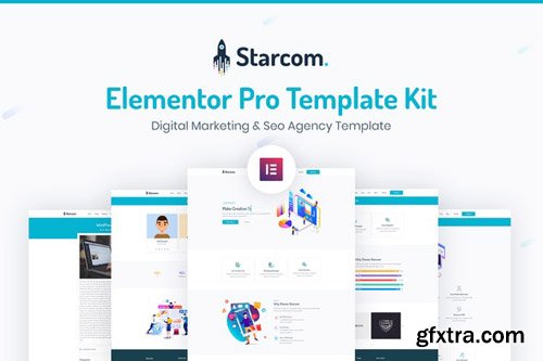 ThemeForest - Starcom v1.0 - Saas & Startup Template Kit - 26323544