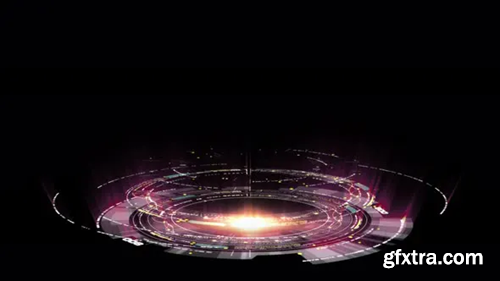 Videohive Motion Graphic Circular Holographic Display 24436134