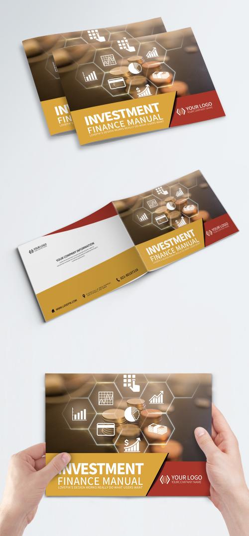 LovePik - corporate financial investment brochures cover - 401253143