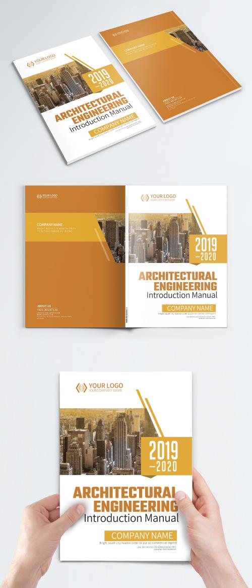 LovePik - architectural engineering brochure cover - 401253207