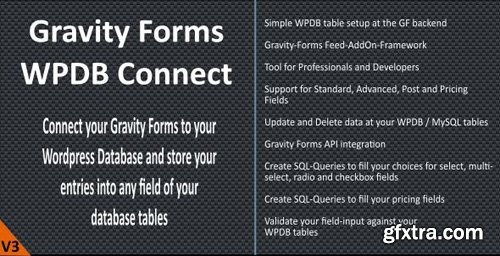 CodeCanyon - Gravity Forms - WPDB / MySQL Connect v3.6.5 - 5968479