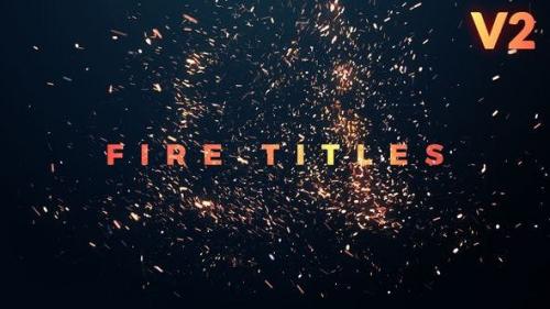 Videohive - Fire Titles - 21787342