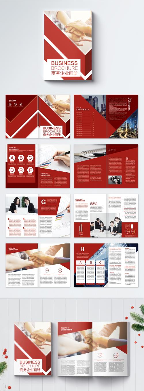 LovePik - red corporate brochure - 400782210