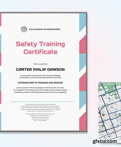 Final Fire Safety Certificate Template