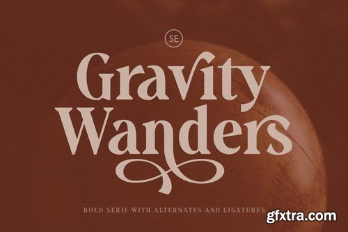 CM - Gravity Wanders - Stylish Bold Serif 4756775