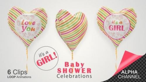 Videohive - Baby Shower Celebration - Baby Girl - 26730879