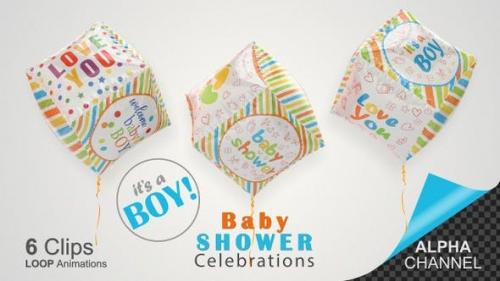 Videohive - Baby Shower Celebration - Baby Boys - 26731604