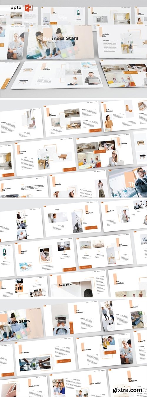 BUSINESS STARS Powerpoint, Keynote and Google Slides Templates