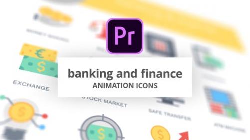 Videohive - Banking and Finance - Animation Icons (MOGRT) - 26754809