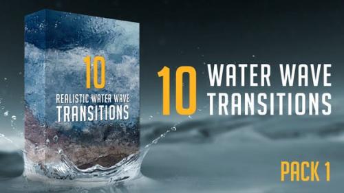 Videohive - Water Wave Transitions Pack 1 - 21658639