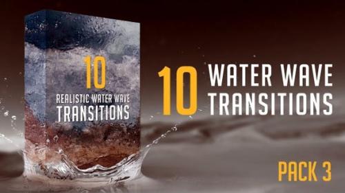 Videohive - Water Wave Transitions Pack 3 - 23049288