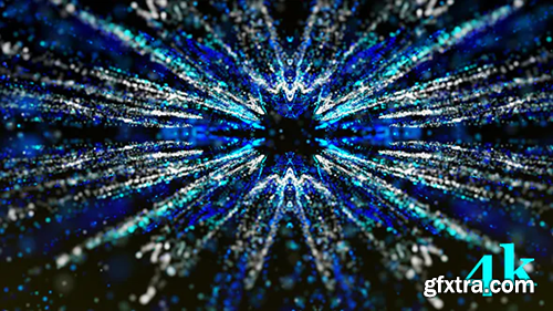 Videohive Blue Particles Background 20111694