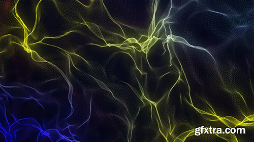 Videohive Magic Abstract Background Yellow 21159488