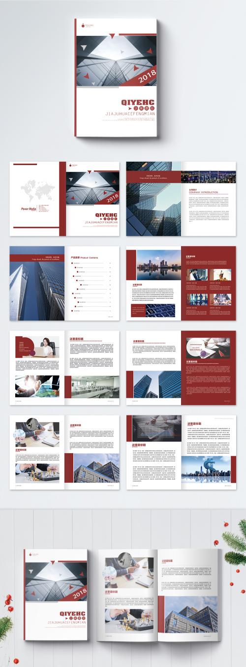 LovePik - red corporate brochure - 400627915