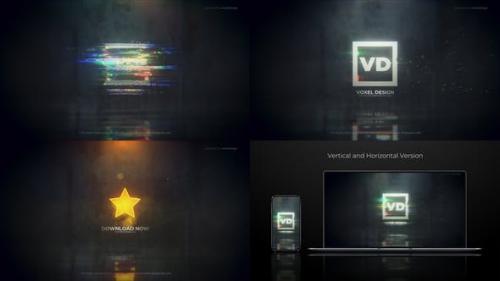 Videohive - Glitch Dissolve Logos Transitions Reveal - 26774983