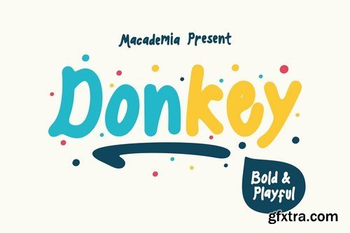 Donkey - Playful Font