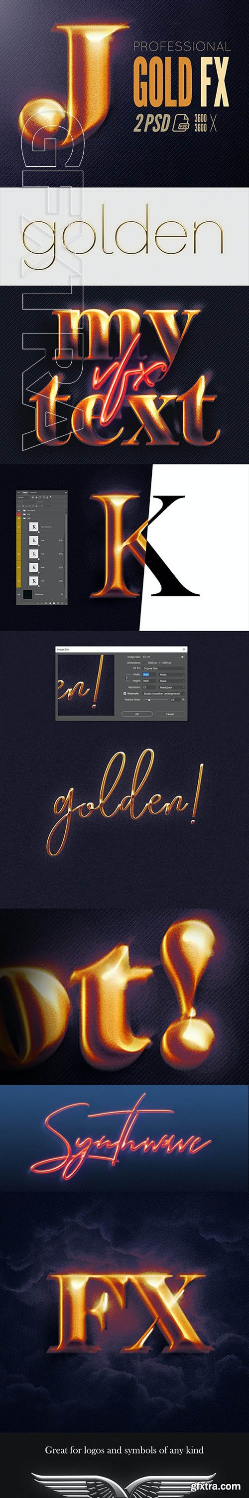 GraphicRiver - Epic Gold Effects for Adobe Photoshop 26676026