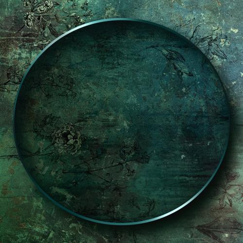 Oval frame on abstract background illustration - 1214457