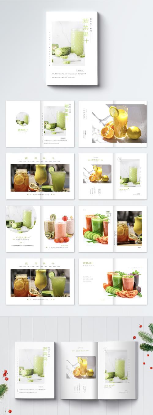 LovePik - complete set of vegetables and fruit juice brochure - 400380505